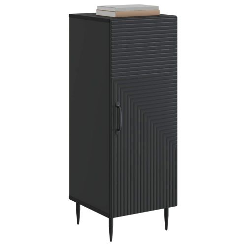 Служебен шкаф Черно 33 x 34,5 x 89,5 см Инженерна дървесина