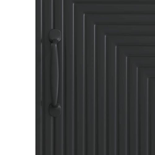 Служебен шкаф Черно 33 x 34,5 x 89,5 см Инженерна дървесина