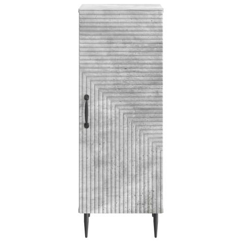 Служебен шкаф Бетонно сиво 33 x 34,5 x 89,5 см