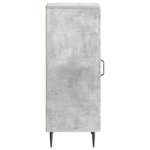Служебен шкаф Бетонно сиво 33 x 34,5 x 89,5 см