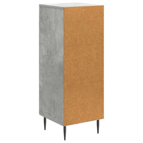 Служебен шкаф Бетонно сиво 33 x 34,5 x 89,5 см