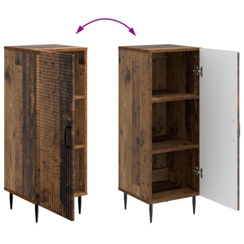 Служебен шкаф Старо дърво 33 x 34,5 x 89,5 см