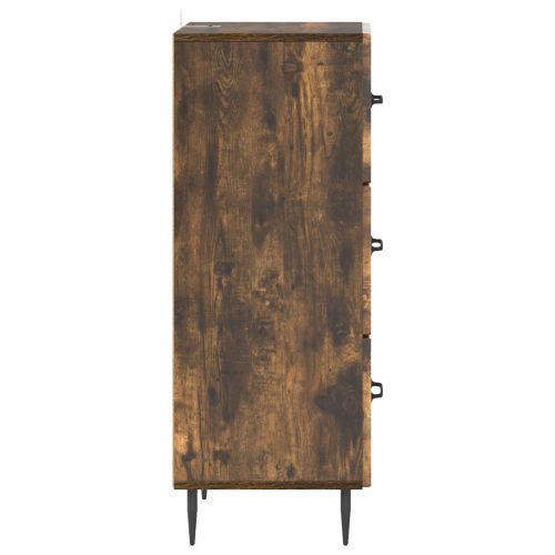 Чекмеджетен шкаф Опушен дъб 33 x 34,5 x 89,5 см