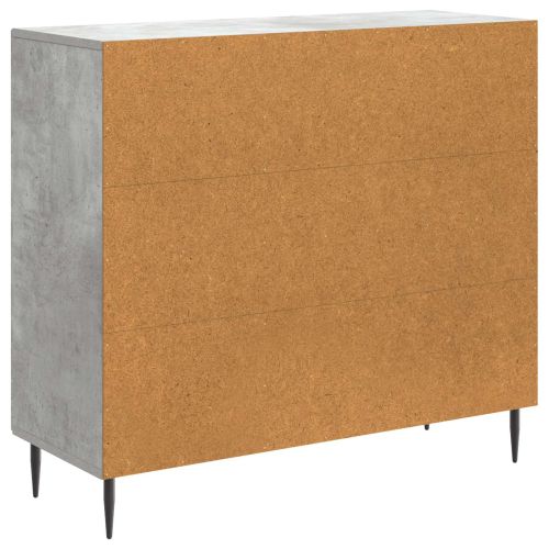 Служебен шкаф Бетонно сиво 89 x 34,5 x 80 см