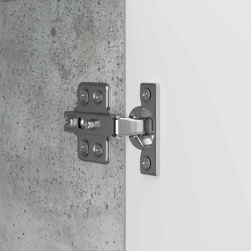 Служебен шкаф Бетонно сиво 89 x 34,5 x 80 см