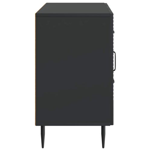 Служебен шкаф Черно 89 x 34,5 x 60 см Инженерна дървесина