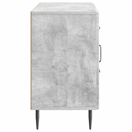 Служебен шкаф с чекмедже Бетонно сиво 89 x 34,5 x 60 см