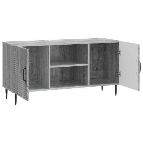 ТВ шкаф Сива сонома 102 x 34,5 x 50 см Инженерна дървесина