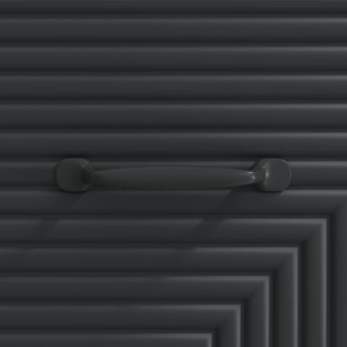 ТВ шкаф с чекмедже Черно 147 x 34,5 x 30 см Инженерна дървесина