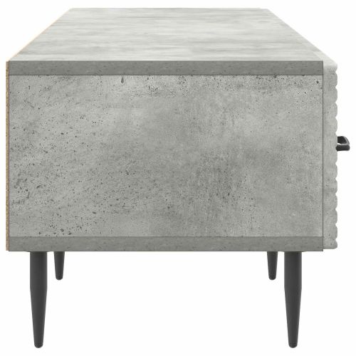 ТВ шкаф Бетонно сиво 147 x 34,5 x 30 см Инженерна дървесина