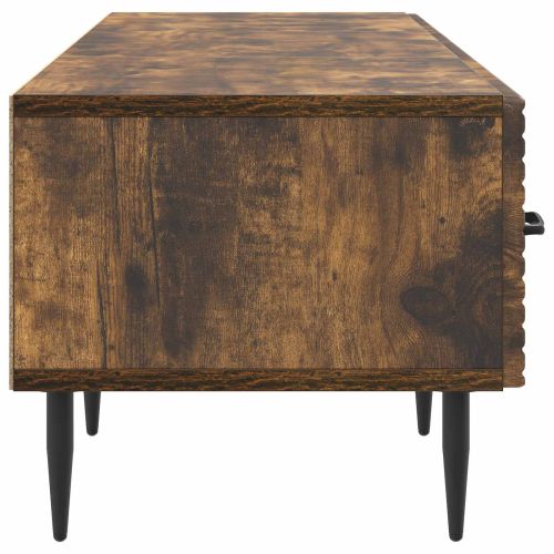 ТВ шкаф Опушен дъб 147 x 34,5 x 30 см Инженерна дървесина