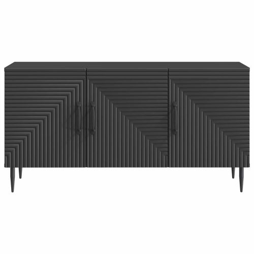ТВ шкаф Черно 99 x 34,5 x 50 см Инженерна дървесина