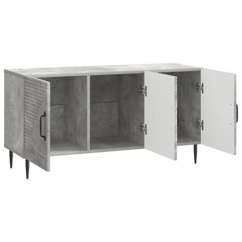 ТВ шкаф Бетонно сиво 99 x 34,5 x 50 см Инженерна дървесина