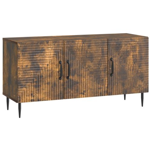 ТВ шкаф Опушен дъб 99 x 34,5 x 50 см Инженерна дървесина