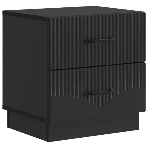 Нощен шкаф 2 pcs Черно 43 x 34,5 x 44,5 см Инженерна дървесина
