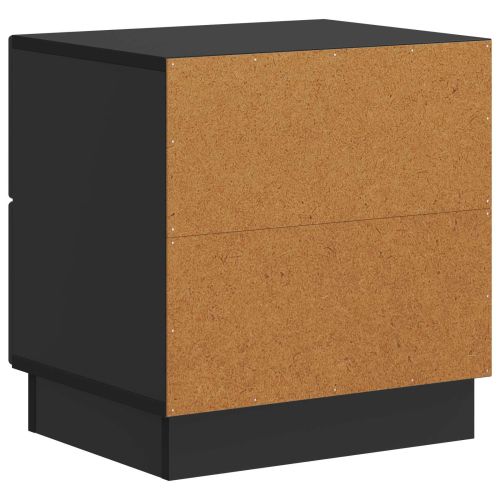 Нощен шкаф 2 pcs Черно 43 x 34,5 x 44,5 см Инженерна дървесина