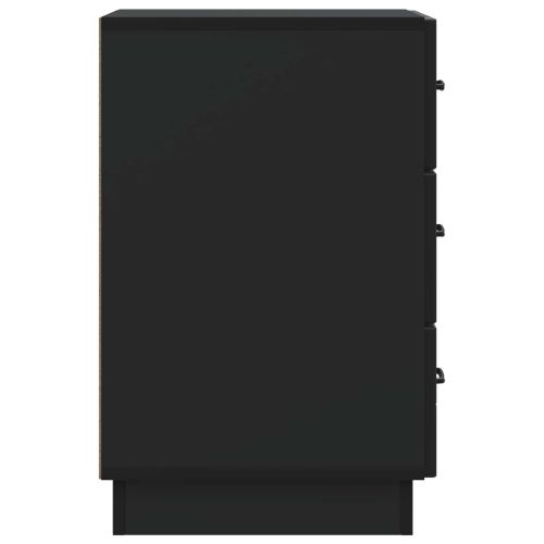 Нощен шкаф Черно 43 x 41 x 63,5 см Инженерна дървесина