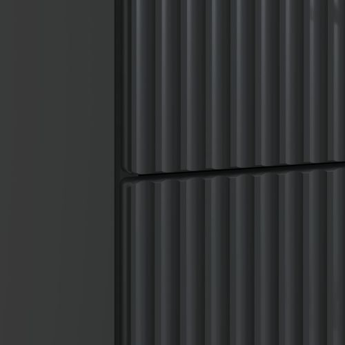 Нощен шкаф Черно 43 x 41 x 63,5 см Инженерна дървесина