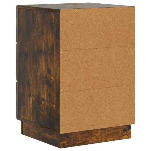 Нощен шкаф Опушен дъб 43 x 41 x 63,5 см Инженерна дървесина