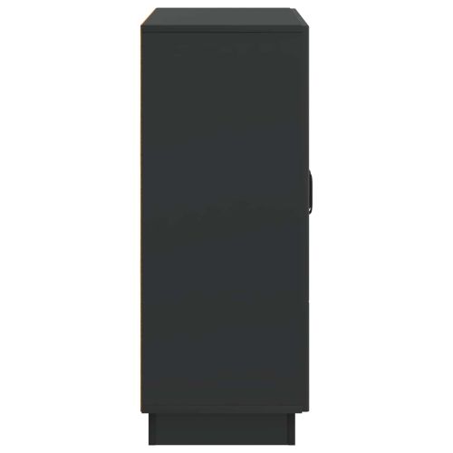 Служебен шкаф Черно 66 x 34,5 x 87 см Инженерна дървесина