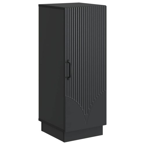 Служебен шкаф Черно 33 x 34,5 x 87 см Инженерна дървесина