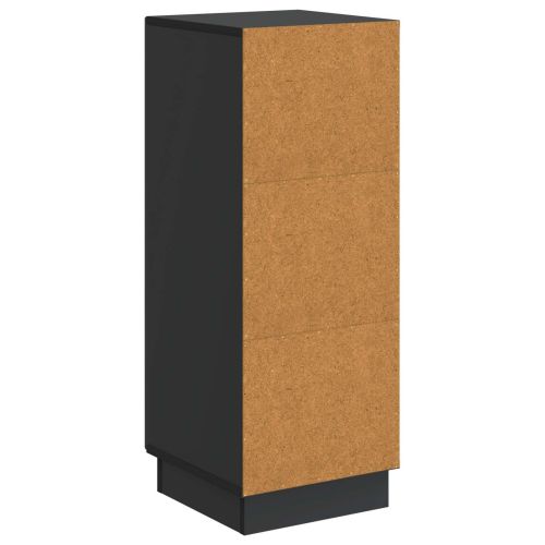 Служебен шкаф Черно 33 x 34,5 x 87 см Инженерна дървесина