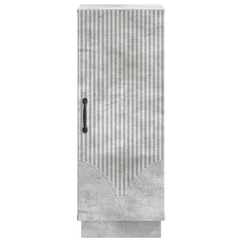 Служебен шкаф Бетонно сиво 33 x 34,5 x 87 см