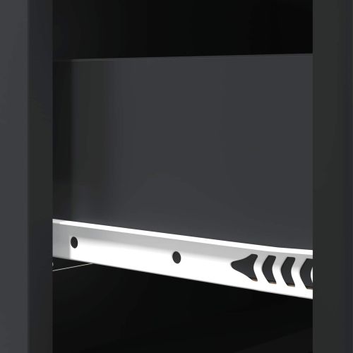 Чекмеджетен шкаф Черно 66 x 34,5 x 87 см Инженерна дървесина