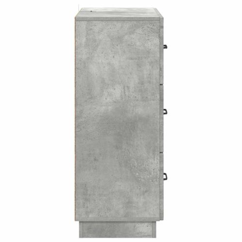 Чекмеджетен шкаф Бетонно сиво 66 x 34,5 x 87 см