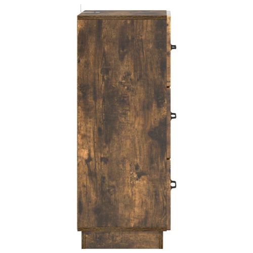 Чекмеджетен шкаф Опушен дъб 33 x 34,5 x 87 см