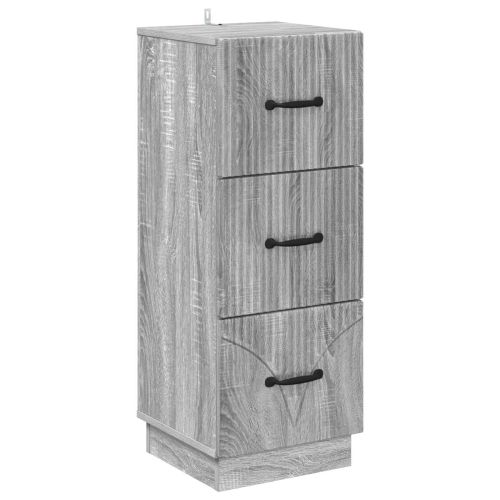 Чекмеджетен шкаф Сива сонома 33 x 34,5 x 87 см