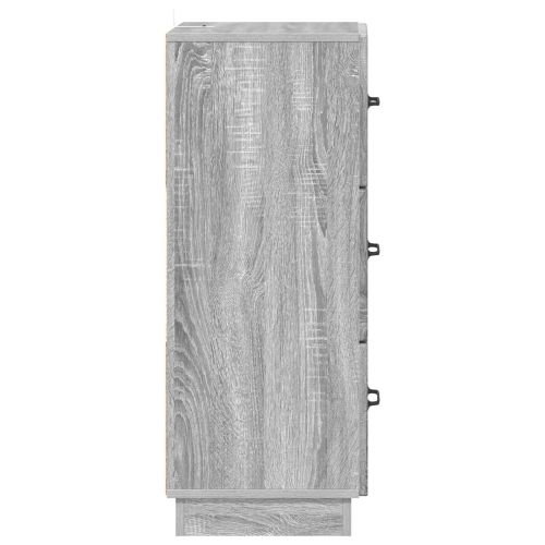 Чекмеджетен шкаф Сива сонома 33 x 34,5 x 87 см