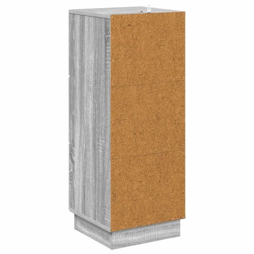 Чекмеджетен шкаф Сива сонома 33 x 34,5 x 87 см