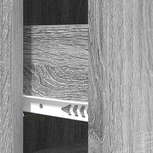 Чекмеджетен шкаф Сива сонома 33 x 34,5 x 87 см