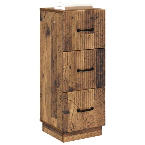 Чекмеджетен шкаф Старо дърво 33 x 34,5 x 87 см