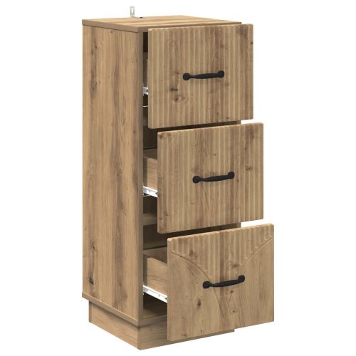 Чекмеджетен шкаф Дъб артизан 33 x 34,5 x 87 см