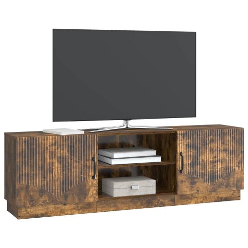 ТВ шкаф Опушен дъб 150 x 31 x 47 см Инженерна дървесина