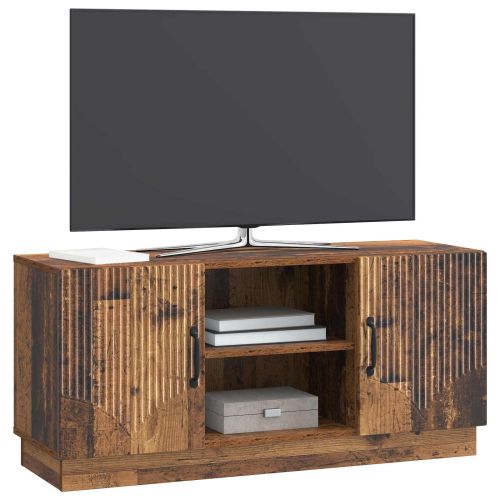 ТВ шкаф Старо дърво 102 x 34,5 x 47 см Инженерна дървесина