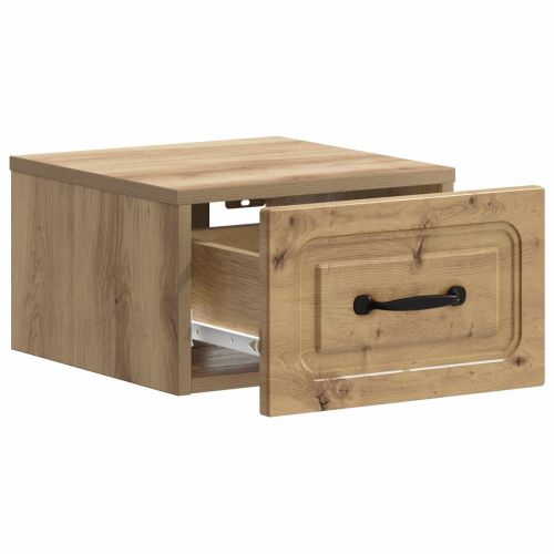 Спален шкаф с монтаж на стена Дъб артизан 34,5 x 33 x 20 см