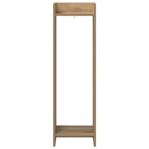 Стойка за растения с рафт 2 pcs Артизан Дъб 30 x 30 x 100 см
