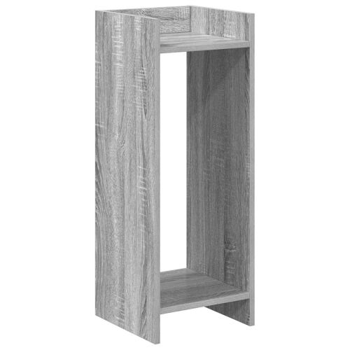 Стойка за растения с рафт Сиво Сонома 30 x 30 x 80 cm