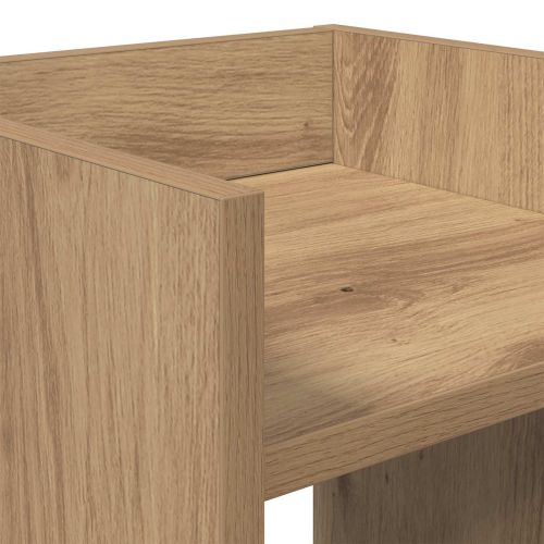 Стойка за растения с рафт Артизан Дъб 30 x 30 x 80 cm