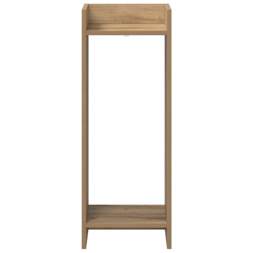 Стойка за растения с рафт 2 pcs Артизан Дъб 30 x 30 x 80 cm