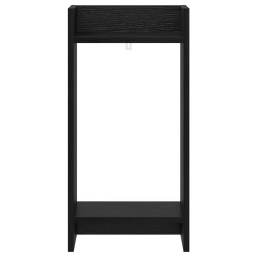 Стойка за растения с рафт Черен Дъб 30 x 30 x 60 cm