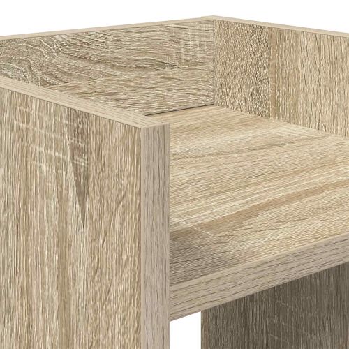 Стойка за растения с рафт Сонома дъб 30 x 30 x 60 cm