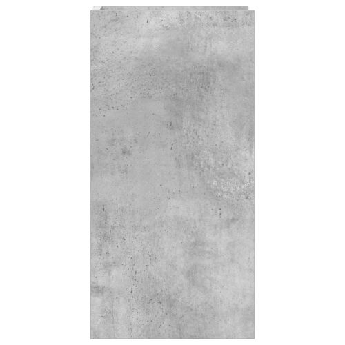 Стойка за растения с рафт 2 pcs Бетонно Сиво 30 x 30 x 60 cm