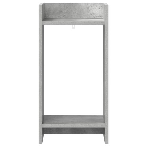 Стойка за растения с рафт 2 pcs Бетонно Сиво 30 x 30 x 60 cm