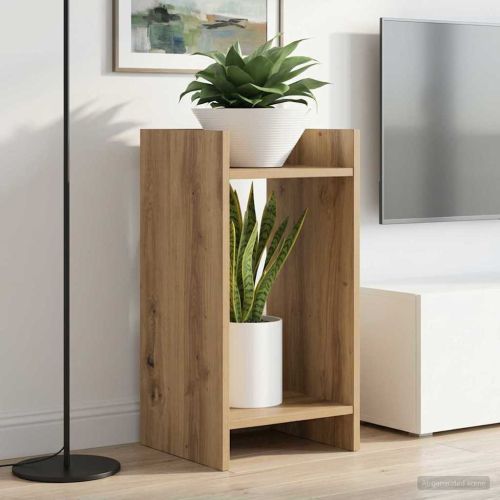 Стойка за растения с рафт Артизан Дъб 30 x 30 x 60 cm