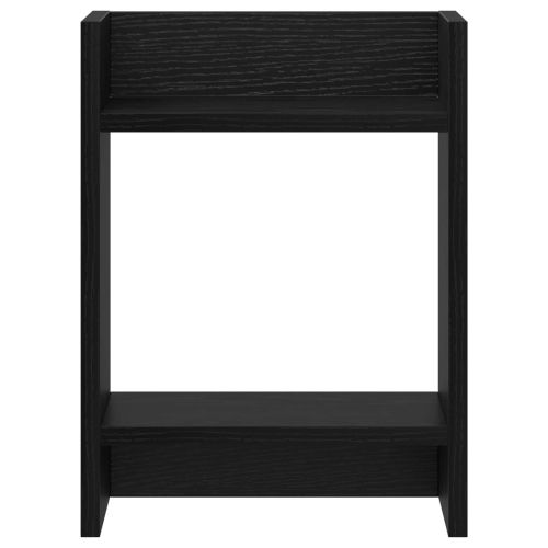 Стойка за растения с рафт 2 pcs Черен Дъб 30 x 30 x 40 cm