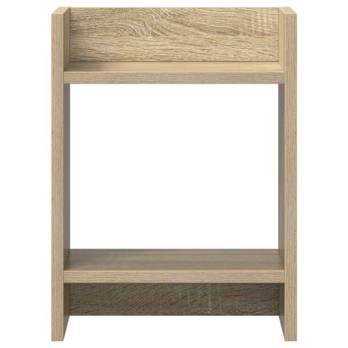 Стойка за растения с рафт 2 pcs Сонома дъб 30 x 30 x 40 cm